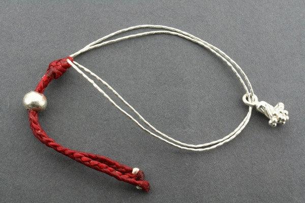 2 Strand Bracelet - Red - Berry - Makers & Providers