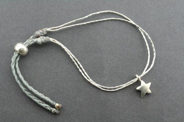 2 Strand Bracelet - Grey - Star - Makers & Providers