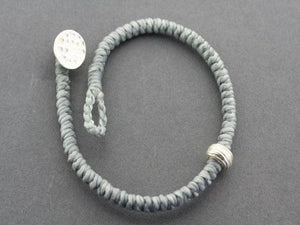 reel bead bracelet - grey - Makers & Providers