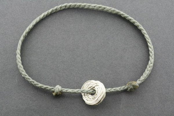 slip knot bracelet - nest - grey - Makers & Providers