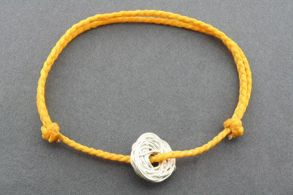 slip knot bracelet - nest - yellow - Makers & Providers