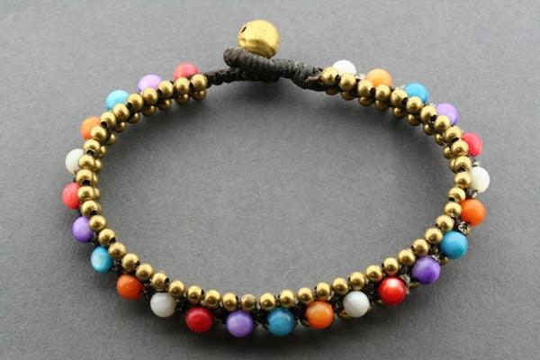 bell bead bracelet - multicolour - Makers & Providers