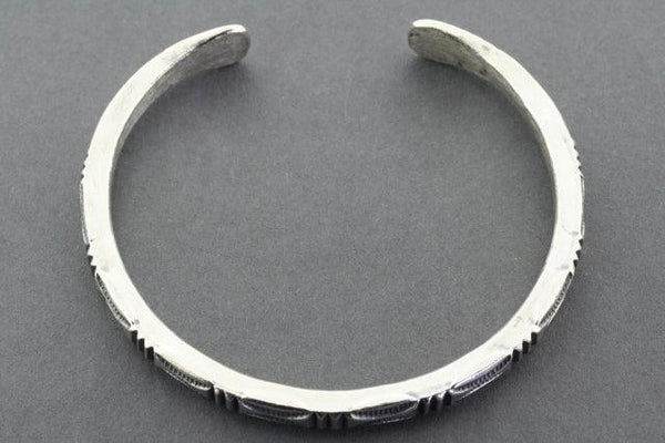 Touareg cuff - pure silver - Makers & Providers