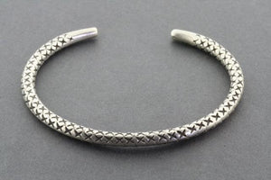 x detail cuff - pure silver - Makers & Providers
