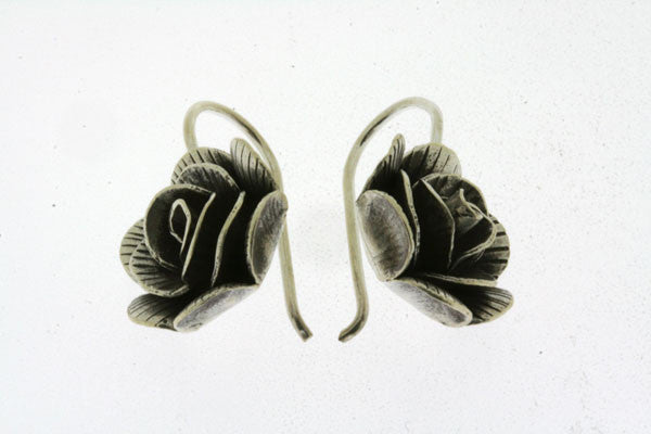 stripe rose hook earring - Makers & Providers