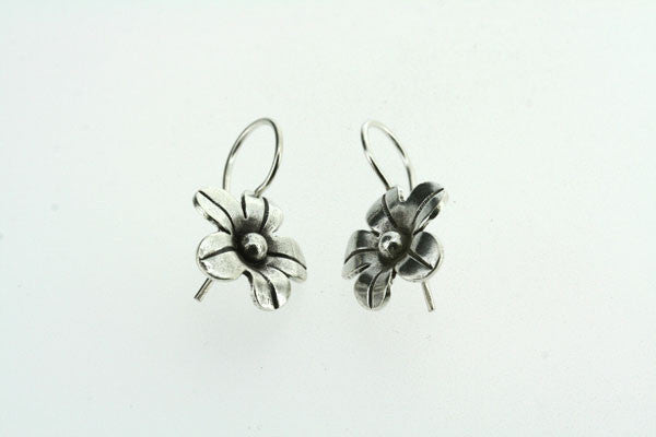 periwinkle flower hook earring - Makers & Providers