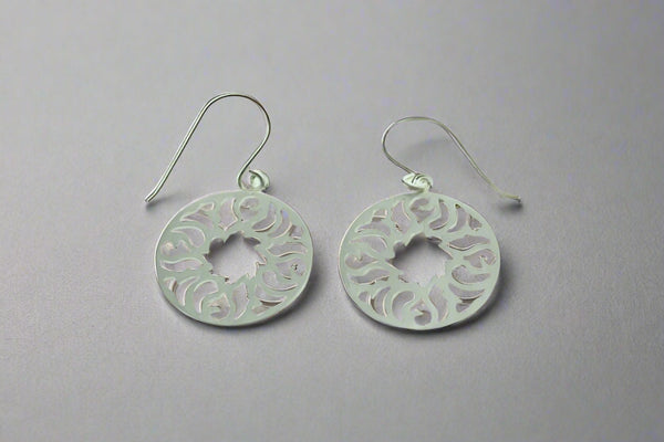 intricate circle earring