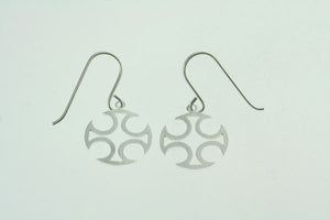 circle cross cutout earring - Makers & Providers