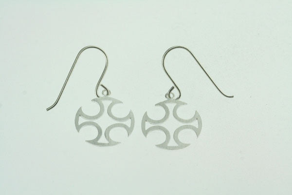 circle cross cutout earring - Makers & Providers