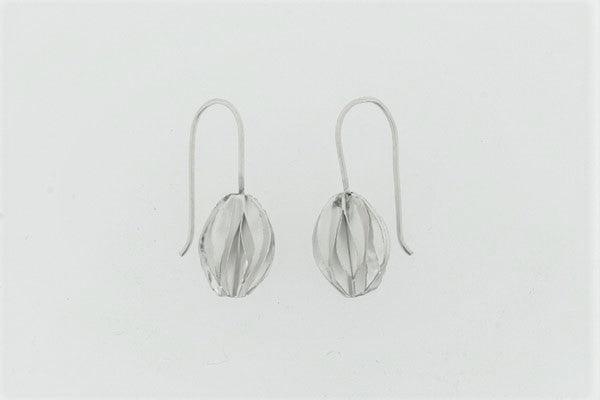 Chinese lantern earring - pure silver - Makers & Providers
