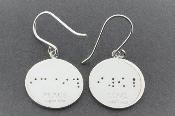 Braille multi coloured earring - Makers & Providers