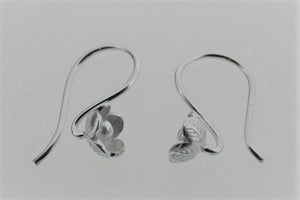 Small buttercup hook earring - fine silver - Makers & Providers