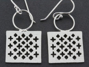 square cutout earring - Makers & Providers