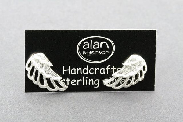 wing stud - sterling silver - Makers & Providers