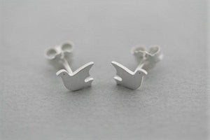 Dove stud - sterling silver - Makers & Providers