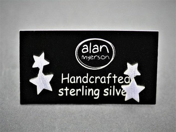 2 x star stud - sterling silver - Makers & Providers