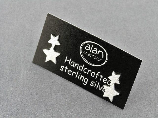 2 x star stud - sterling silver - Makers & Providers