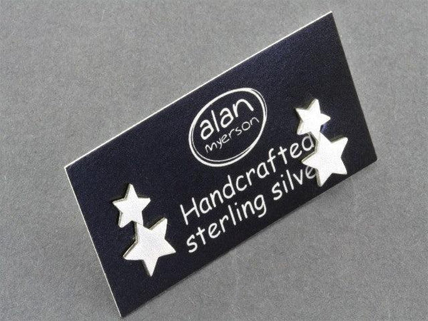 2 x star stud - sterling silver - Makers & Providers