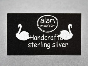 Swan stud - sterling silver - Makers & Providers