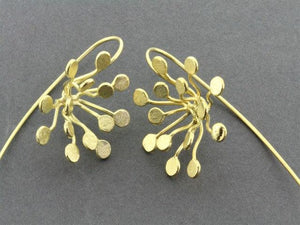 Branching coral - 22 Kt gold over silver - Makers & Providers