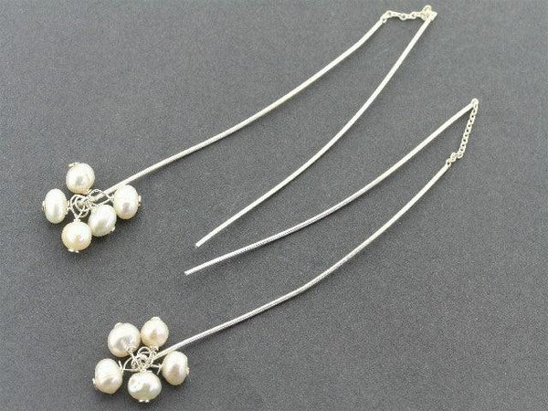 5 pearl drop earring - Makers & Providers