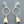 Load image into Gallery viewer, dart flight drop earrings - rose gold over silver - Makers &amp; Providers
