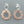 Load image into Gallery viewer, floating cloud studs - rose gold on silver - Makers &amp; Providers
