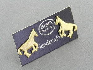 horse stud - 22 Kt gold over silver - Makers & Providers