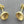 Load image into Gallery viewer, Golden buttercup stud - 22Kt gold over sterling silver
