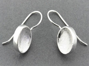 Skillet drop earring - sterling silver - Makers & Providers