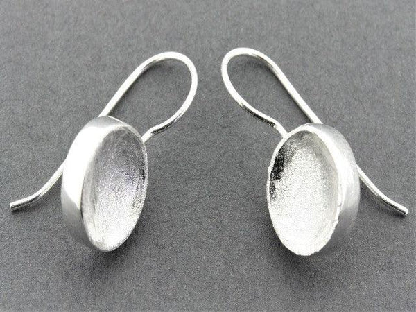 Skillet drop earring - sterling silver - Makers & Providers