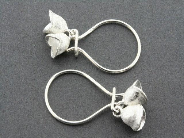2 x bell pod hoop earring - Makers & Providers