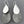Load image into Gallery viewer, silver and oxidized double teardrop earring
