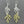 Load image into Gallery viewer, Lawson cypress earring - 22 Kt gold on silver
