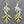 Load image into Gallery viewer, Lawson cypress earring - 22 Kt gold on silver - Makers &amp; Providers

