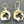 Load image into Gallery viewer, crown wreath drop earring - 22Kt gold on silver
