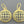 Load image into Gallery viewer, Globe drop earring - 22Kt gold over silver

