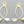 Load image into Gallery viewer, Double blossom drop earring - silver &amp; gold

