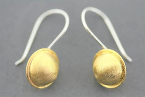 cup drop earring - 22 Kt gold - Makers & Providers