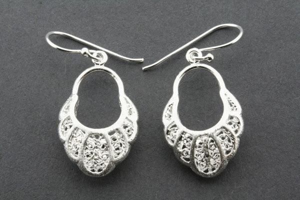 lace shield earring - Makers & Providers