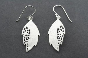 wing earring - sterling silver - Makers & Providers