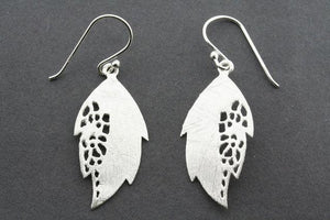 wing earring - sterling silver - Makers & Providers
