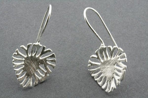 feathered heart earring - Makers & Providers