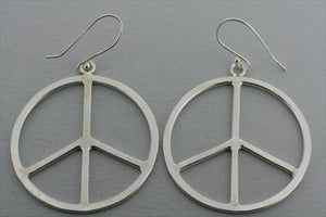 large peace earring - Makers & Providers
