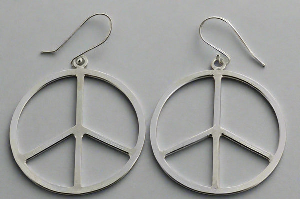 large peace earring - Makers & Providers