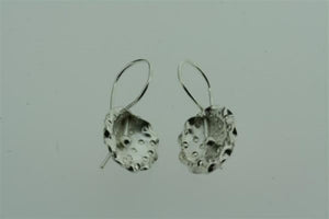 textured orchid hook earring - Makers & Providers