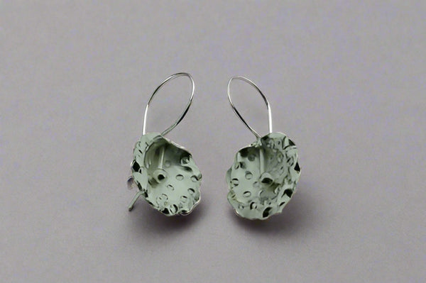textured orchid hook earring - Makers & Providers