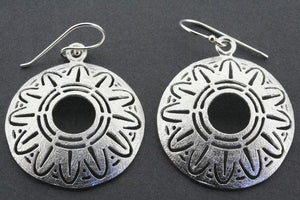 convex oasis earring - sterling silver - Makers & Providers