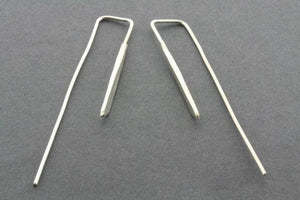 flattened bar earring - 2 - Makers & Providers