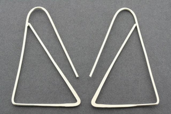 triangle drop - sterling silver - Makers & Providers